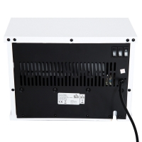 Elektrische openhaard stand compact 1200W Wit 18 m²