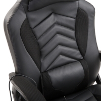 Ergonomische Gaming massage stoel / Bureaustoel  Zwart