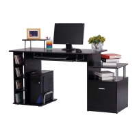 Computertafel / Schrijfbureau Zwart