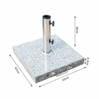 Parasolvoet met Marmervoet 29kg