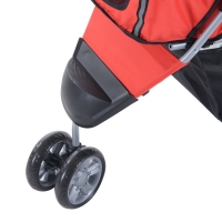 Honden buggy Rood