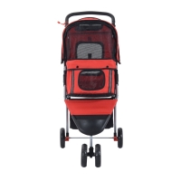 Honden buggy Rood