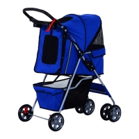 Honden buggy  Wandelwagen BLAUW