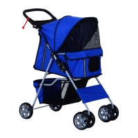 Honden buggy  Wandelwagen BLAUW