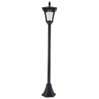 Tuin lantaarn Solar Lanteren 40 lumen zwart H160cm