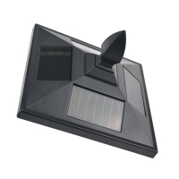 Tuin lantaarn Solar Lanteren 40 lumen zwart H160cm