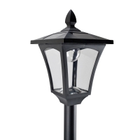 Tuin lantaarn Solar Lanteren 40 lumen zwart H160cm