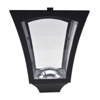 Tuin lantaarn Solar Lanteren 40 lumen zwart H160cm