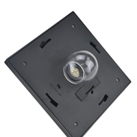 Tuin lantaarn Solar Lanteren 40 lumen zwart H160cm