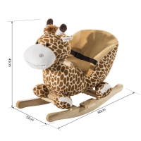Schommelpaard Giraf L60 x B33 x H45 cm