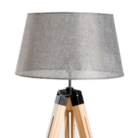 Statieflamp verstelbaar 99-143 cm Grijs