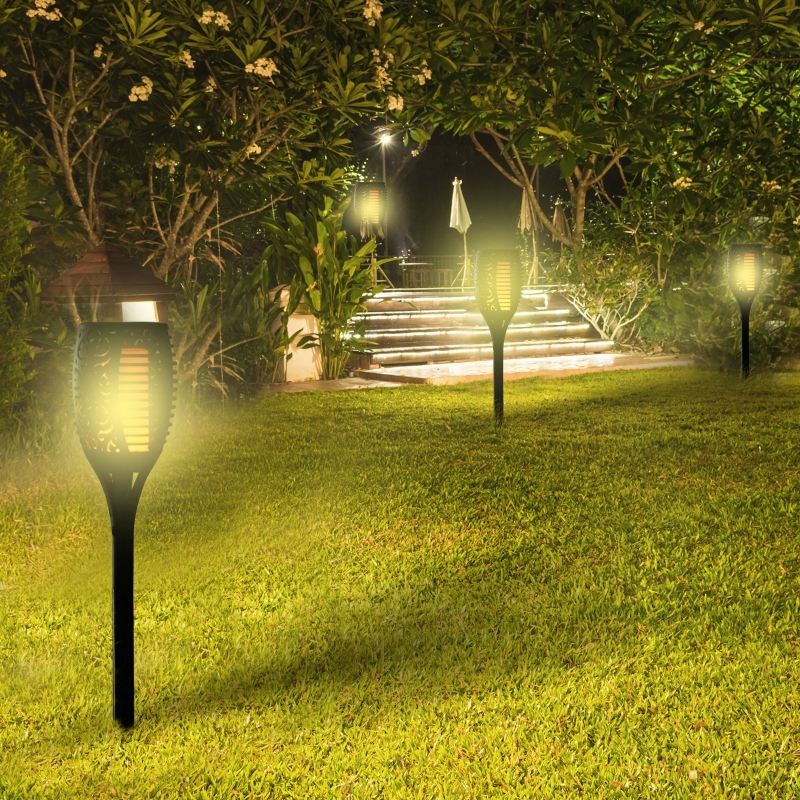 Afstoten lastig slang Tuinverlichting LED 4 lamp 6-8 uur - INTERSELL
