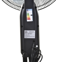 Ventilator met waterverstuiver en afstandsbediening