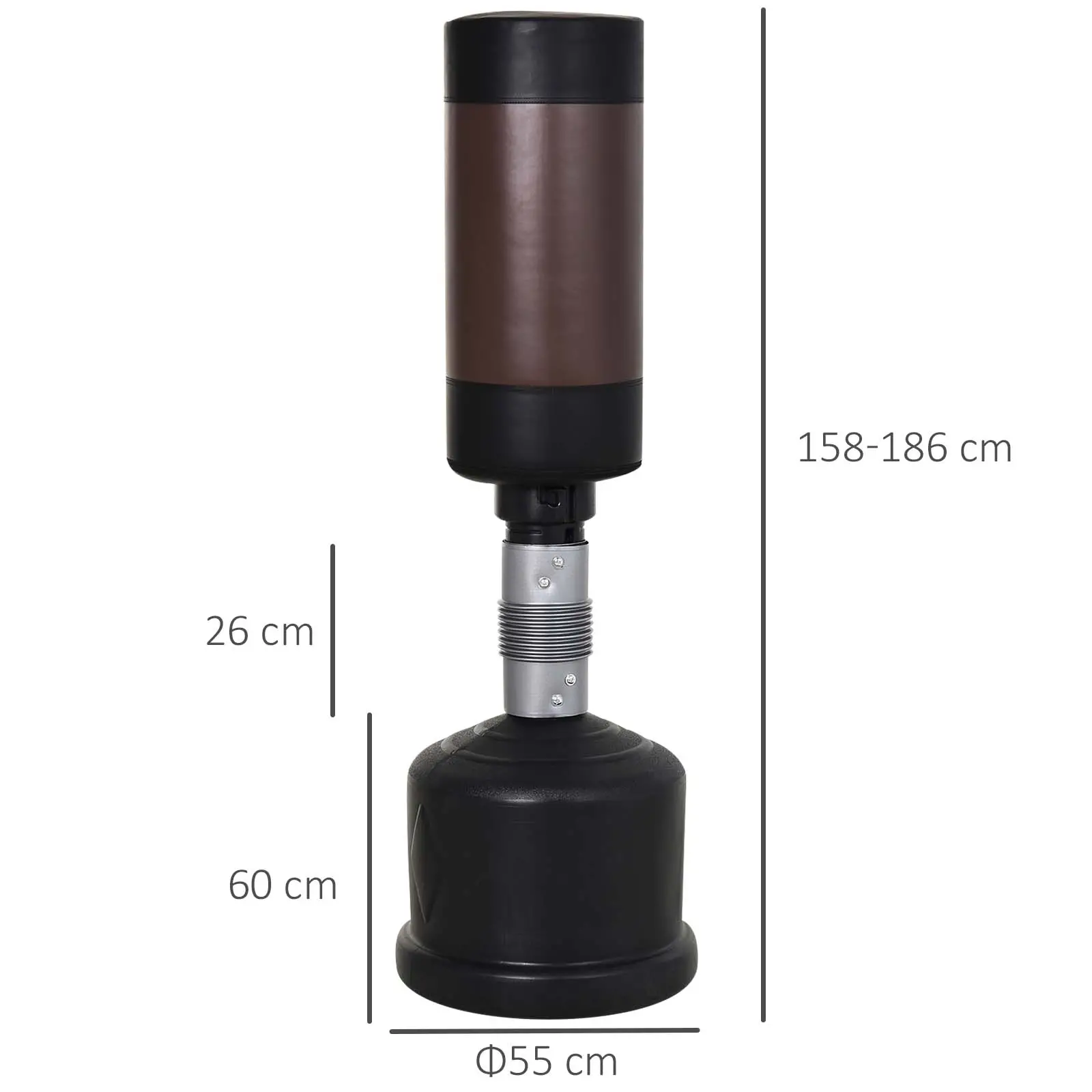 Staande Bokszak  160/185cm
