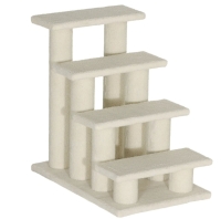 Kattentrap 4 treden 63,5 x 43 x 60 cm Beige