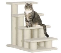 Kattentrap 4 treden 63,5 x 43 x 60 cm Beige