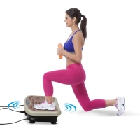 Fitness trilplaat met USB luidspreker en afstandsbediening