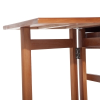 Keukenwagen trolley met houten opbergplanken