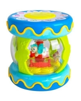 INTERACTIEVE TROMMEL MET CARROUSEL Blauw