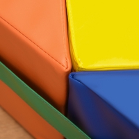 Gigantische kleurrijke bouwblokken