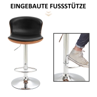 Barkruk met Voetsteun/Rugleuning