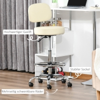 Barkruk Draaistoelen met rugleuning in hoogte verstelbaar