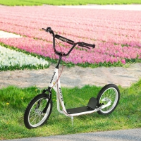 Kinderstep 16 Inch (Wit) 139 x 58 x 90-96 cm