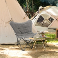 Opklapbare Campingstoel met Stalen Frame
