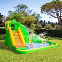 Springkasteel kroko 3,85 m x 2,85 m x 2,25 m