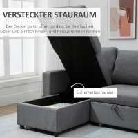 Hoek Slaapbank 211,5 cm x 146 cm x 85 cm
