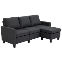 Hoekbank met Slaapfunctie 197 x 139 x 91 cm