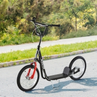Kinderstep 16 Inch (Zwart) 139 x 58 x 90-96 cm