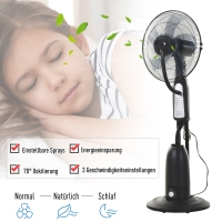 Staande Ventilator met Waterverstuiver
