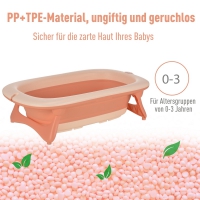 Babybadje  opvouwbare  roze L84.5 x B50.5 x H24 cm