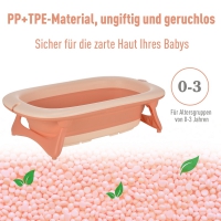 Babybadje Opvouwbaar Roze L84.5 x B50.5 x H24 cm
