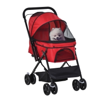 Hondenbuggy Oxford Donkergrijs 76,5 x 52 x 95 cm