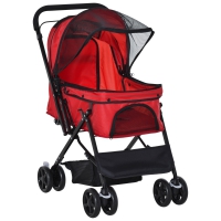 Hondenbuggy Oxford Donkergrijs 76,5 x 52 x 95 cm