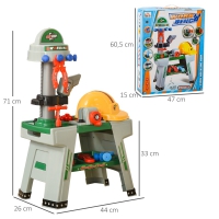 Kinder Werkbank 44 cm x 26 cm x 71 cm