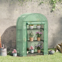 Kweekkas 3 planken groen 80 x 49 x 120 cm