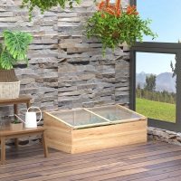 Kweekkas 100 x 50 x 35 cm natuurspar