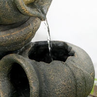 Fontein verstelbare pomp 25cm x 24cm x 60cm grijs
