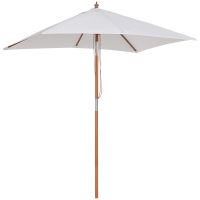 Knikparasol parasol crème 200 x 150 x 230 cm