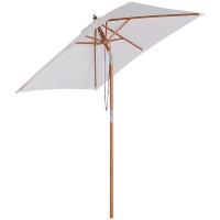 Knikparasol parasol crème 200 x 150 x 230 cm