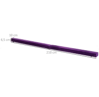 Balansbalk 210 cm gym indoor outdoor tot 120 kg Paars