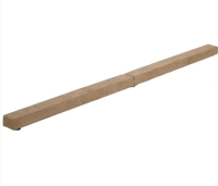 Balansbalk 210 cm gym indoor outdoor tot 120 kg bruin