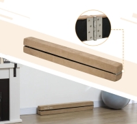Balansbalk 210 cm gym indoor outdoor tot 120 kg bruin