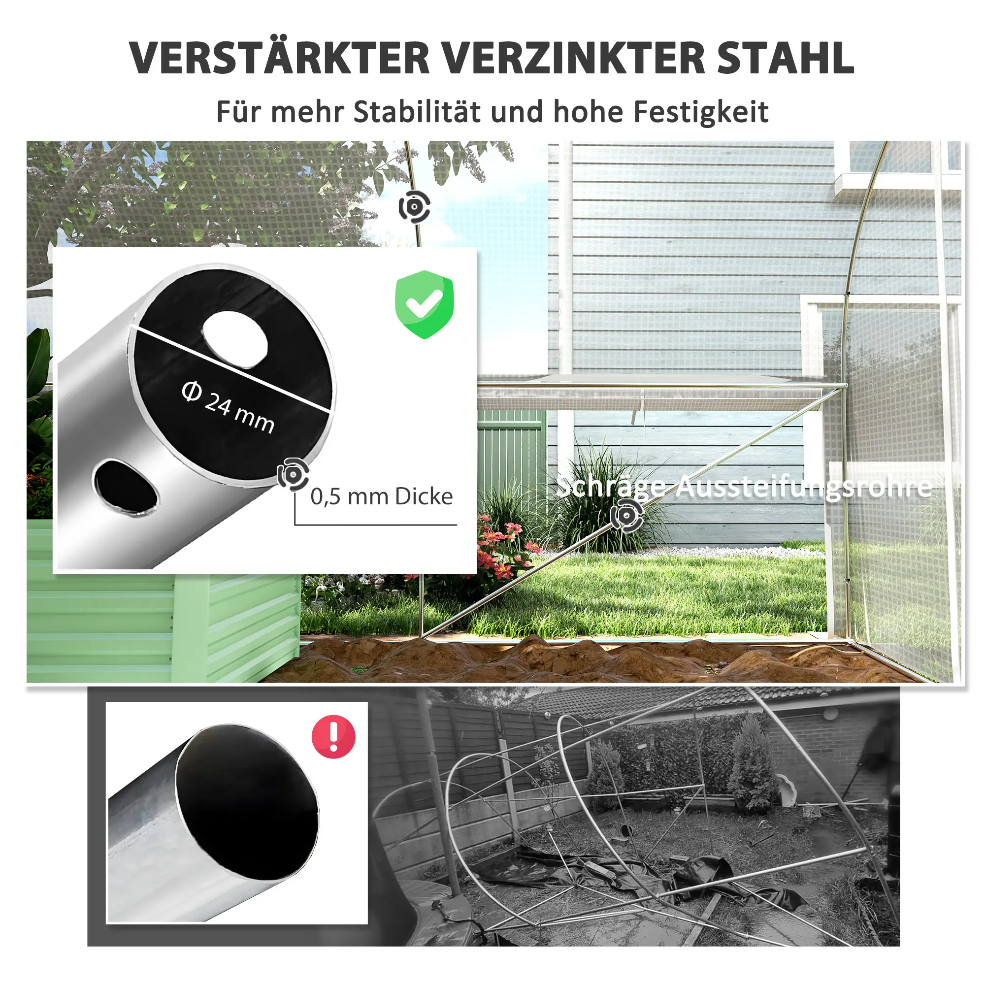 Tunnelkas 595L x 300B x 200H cm