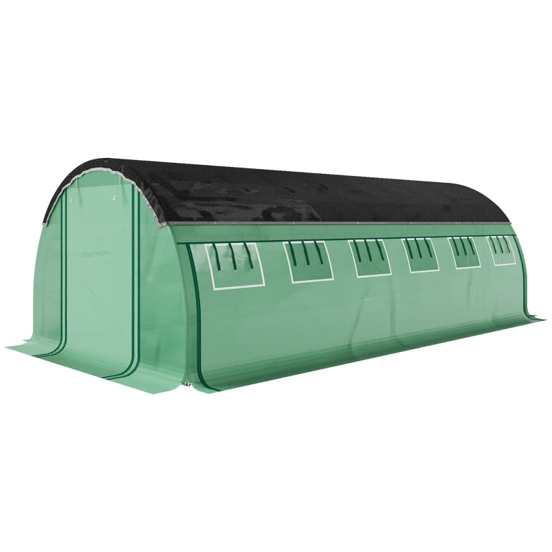 Tunnelkas 6 x 3 x 2 m met Zonweringsnet