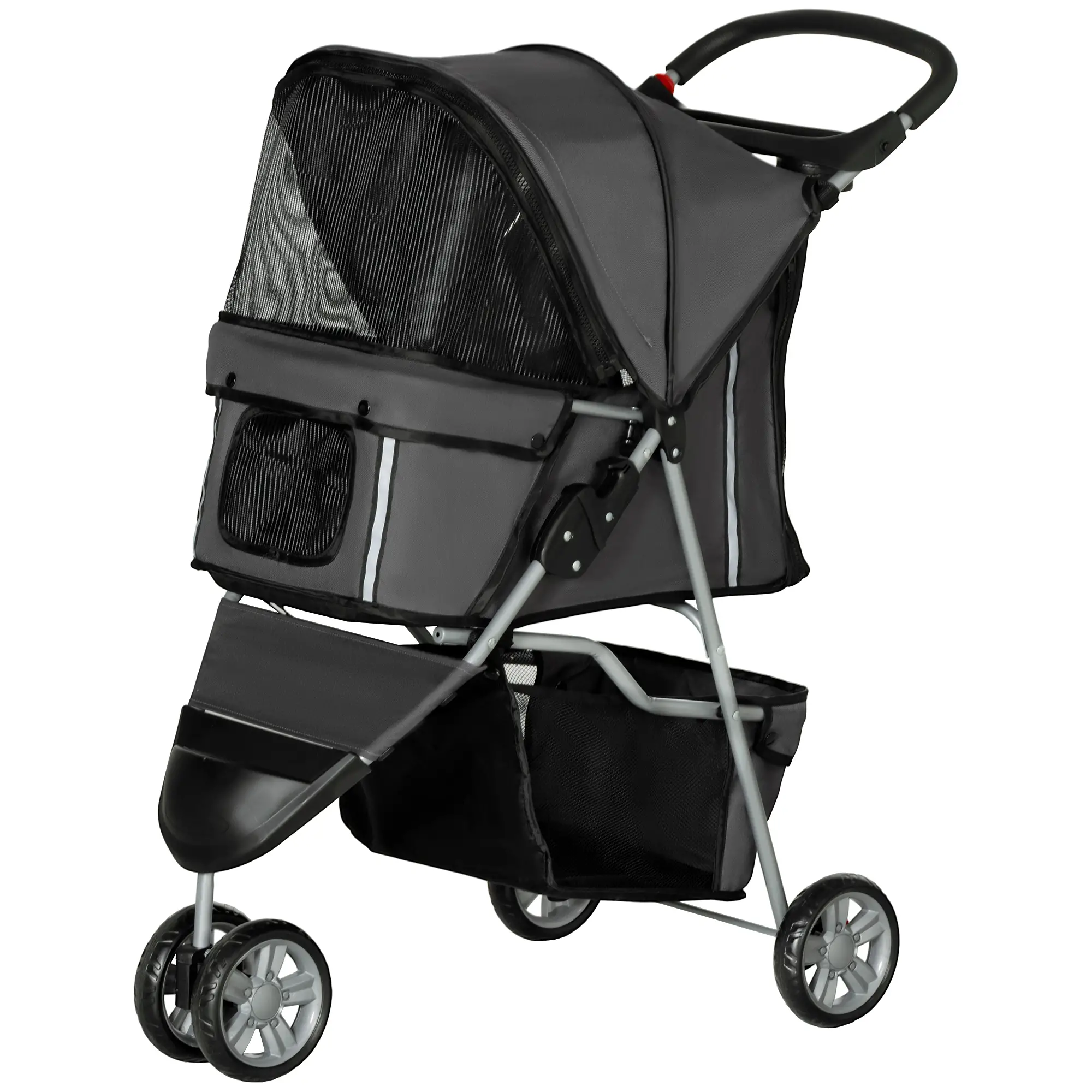 Honden buggy Zwart