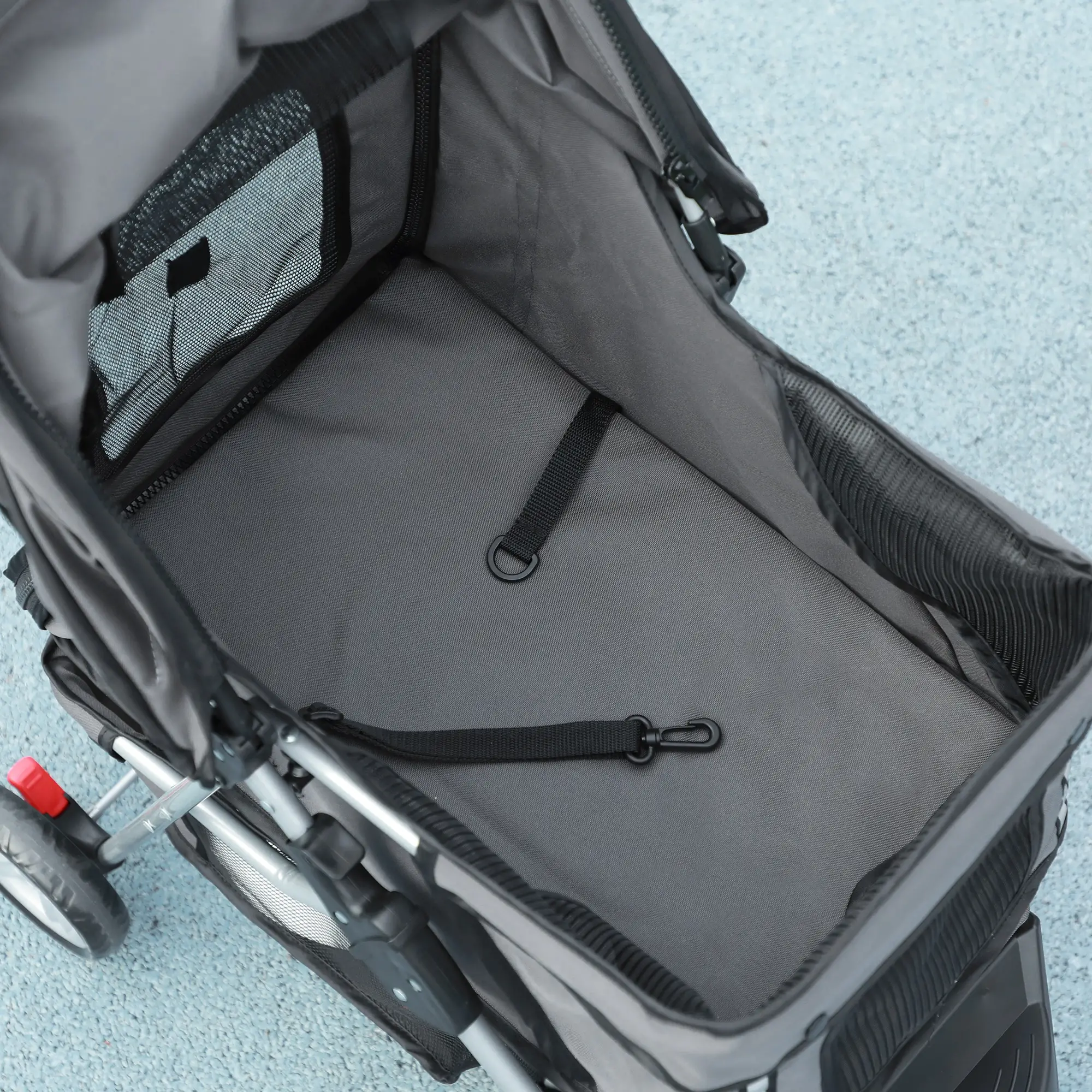 Honden buggy Zwart